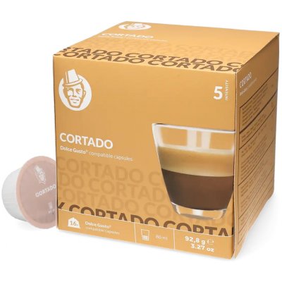 Kaffekapslen Cortado Počet kapslí pro Dolce Gusto 16 ks – Hledejceny.cz