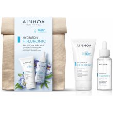 Ainhoa Hi-Luronic Set hydratační emulze pro normální a smíšenou pleť 50 ml + sérum kyseliny hyaluronové 50 ml