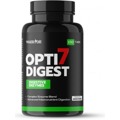 Warrior Opti 7 Digest trávicí enzymy 150 tablet – Hledejceny.cz