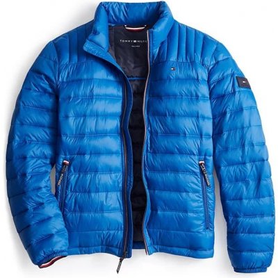 Tommy Hilfiger zimní pánská bunda Quilted světle modrá – Sleviste.cz