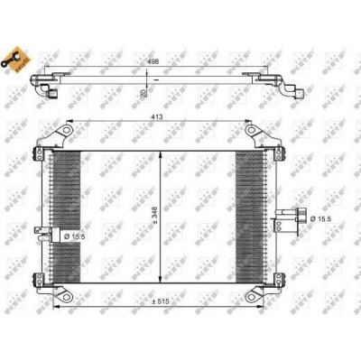 Kondenzátor, klimatizace NRF 35494 – Zbozi.Blesk.cz