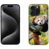 Pouzdro a kryt na mobilní telefon Apple mmCase Gelové iPhone 15 Pro Max - panda červená