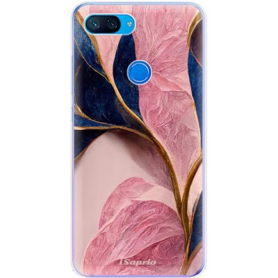 Pouzdro iSaprio - Pink Blue Leaves - Xiaomi Mi 8 Lite – Zbozi.Blesk.cz