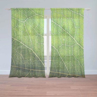 Záclony Detail listu: 2 ks - 150x250 cm - Sablio – Hledejceny.cz