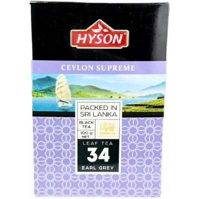 Hyson OPA 34 Earl Grey sypaný černý čaj Ceylon 100 g