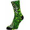 Walkee barevné ponožky Green abstract Zelená