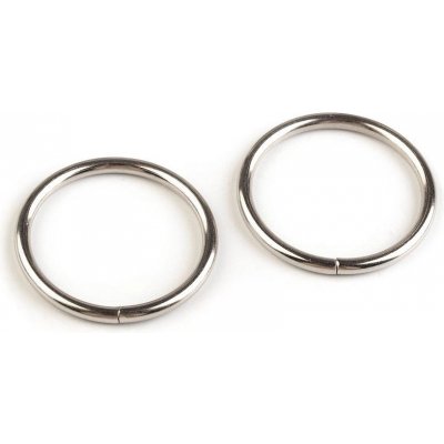 Kroužek Ø25 mm nikl - 2ks – Zboží Dáma