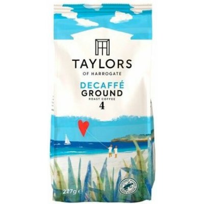 Taylors of Harrogate mletá pražená káva bez kofeinu 227 g