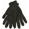 Podzimní pletené rukavice hřejivé tmavé R226PM tmavě šedá