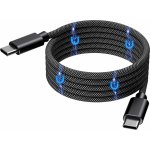 Choetech XCC-1052 USB-C na USB-C magnetický, PD 240W, 1,2m, černý – Zboží Živě