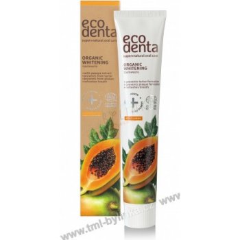 Ecodenta Organická bělicí zubní pasta Whitening Toothpaste With Papaya Extract 75 ml