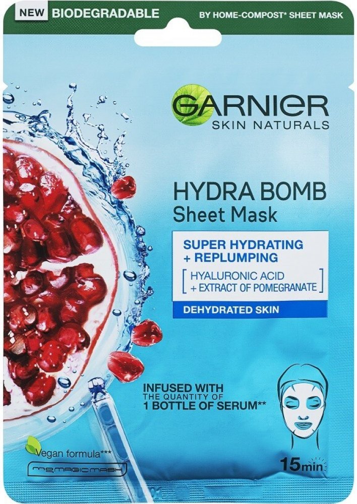 Garnier Moisture & Aqua Bomb Skin Tissue Superhydrating Mask 32 g |  Srovnanicen.cz