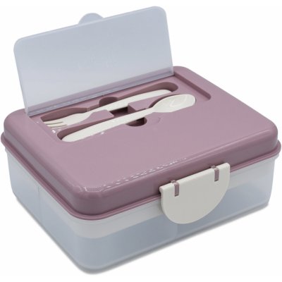 Melii Dvoupatrová krabička na svačinu 1446 ml Luxe růžová béžová – Zbozi.Blesk.cz