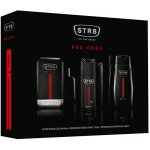 STR8 Red Code voda po holení 50 ml + deospray 150 ml + sprchový gel 250 ml dárková sada – Sleviste.cz