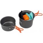 Acra C23 camping set včetně plynového vařiče pro 1-2 osoby 05-C23 – Zboží Mobilmania