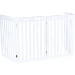 Trixie Dveřní zábrana branka bílá 4 díly 60-160 x 75 cm – Zboží Dáma