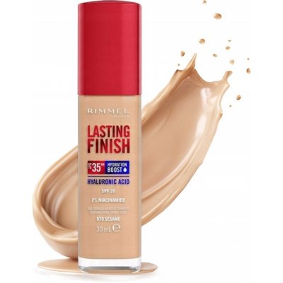Rimmel London Lasting Finish 25H dlouhotrvající make-up SPF20 070 Sesame 30 ml – Hledejceny.cz