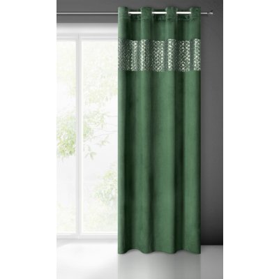 ZÁVĚS MARGOT 140X250 CM TMAVĚ ZELENÁ – Hledejceny.cz