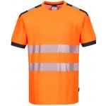 Portwest T181 tričko HiVis PW3 oranžová/šedá L – Zboží Dáma