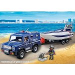 Playmobil 5187 POLICEJNÍ VŮZ S MOTOROVÝM ČLUNEM – Hledejceny.cz