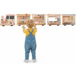 Costway Montessori Activity board na stěnu Vláček – Zbozi.Blesk.cz