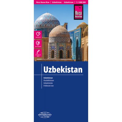 Uzbekistán mapa odolná