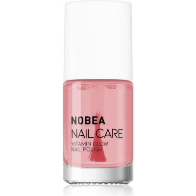 NOBEA Nail Care Vitamin Glow Nail Polish pečující lak na nehty 6 ml – Zboží Mobilmania