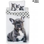 Jerry Fabrics Povlečení Bulldog Bavlna 140x200 70x90 – Zboží Dáma
