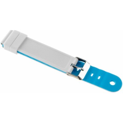 LAMAX WatchY2 Blue white strap bílá / silikonový řemínek pro LAMAX WatchY2 LMXWY2SBW – Zboží Živě