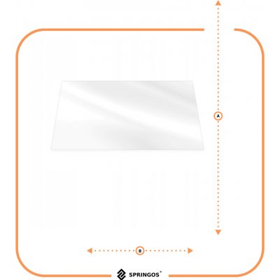 SPRINGOS 140x100 cm FM0037 průhledná – Sleviste.cz