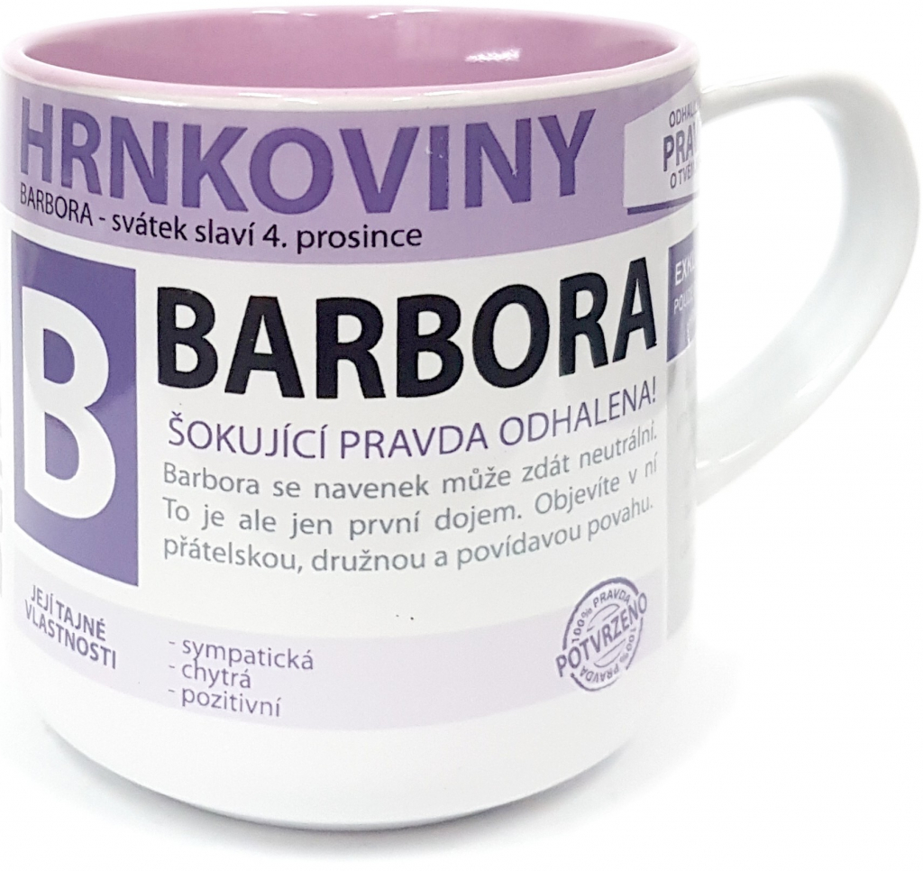 Nekupto Hrnkoviny Hrnek se jménem Barbora 400 ml od 146 Kč - Heureka.cz