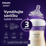 Philips Avent Savička Natural Response SCY964/02 průtok 4 střední transparentní 2 ks – Hledejceny.cz