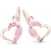 Náušnice Cutie Jewellery dětské C2757R-Pink