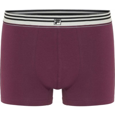 Fila Man Boxer Vínová Bílá Černá – Zboží Mobilmania