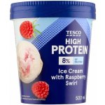 Tesco High Protein mražený krém mléčný s malinovou polevou 500ml – Hledejceny.cz