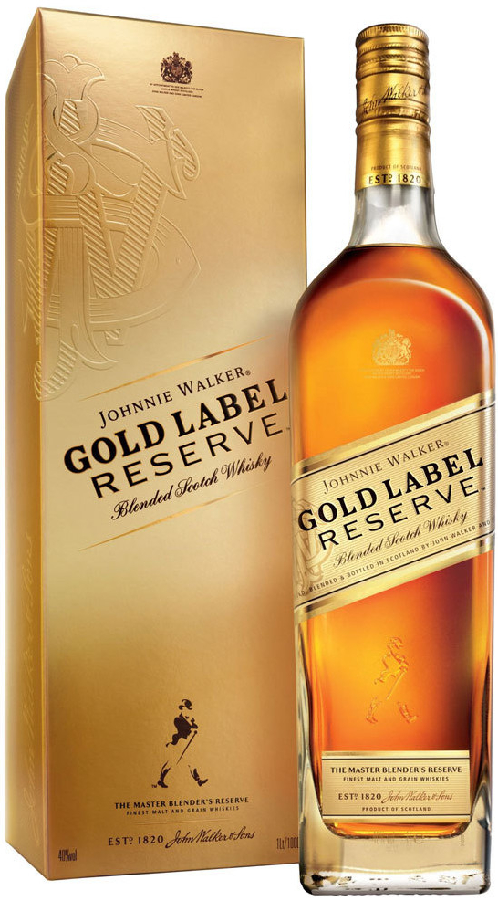 Johnnie Walker Gold Label 40% 1 l (karton)