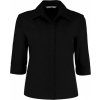 Dámská košile Kustom Kit Continental Tailored fit 3/4 černá