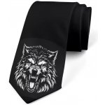 Decofashion Kravata s hlavou vlka – Zboží Dáma