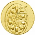 Emblém 25mm "Šipky" zlatý 1062504-1 – Sleviste.cz