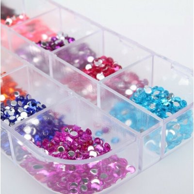 NehtyShop Barevné kamínky v boxu 1000 kusů – Hledejceny.cz