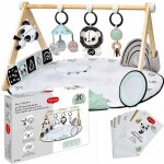 Tiny Love Décor Vzdělávací Podložka s Dřevěným stojanem černo bílá – Zboží Mobilmania