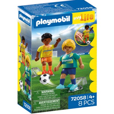 Playmobil 72058 Fotbalista s fotbalistkou – Zboží Živě