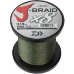 Daiwa šňůra J-Braid Dark Green 1m 0,16mm 9kg – Zboží Mobilmania