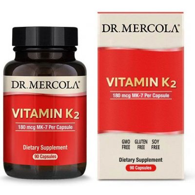 Dr. Mercola Vitamín K2 180mcg 90 kapslí – Hledejceny.cz