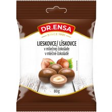 Dr. Ensa lísková jádra v mléčné čokoládě 80 g