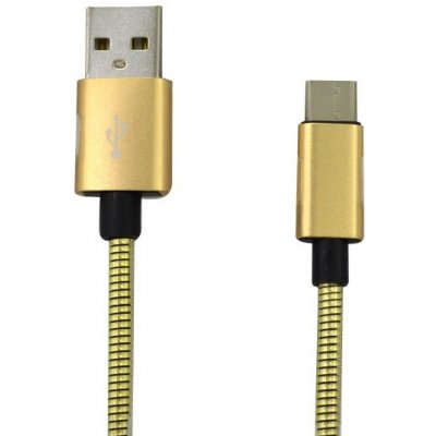 Mobilnet KABB-0095-USB-MICRO Micro USB, 1m, zlatý – Zbozi.Blesk.cz