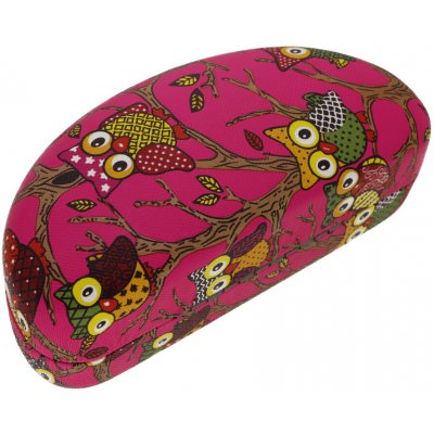Ewena pouzdro na brýle sova růžové SK125 – Sleviste.cz