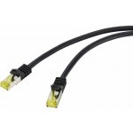Renkforce RF-4995164 RJ45 CAT 6a (surový CAT 7) S/FTP 5m černý – Zboží Živě
