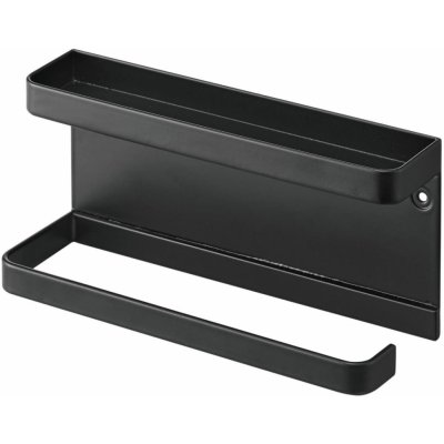 YAMAZAKI Nástěnný držák deštníků s poličkou Smart 6694, černý – Zboží Dáma