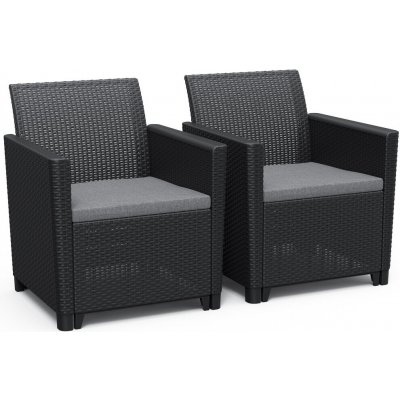 Keter CLAIRE BALCONY set - grafit – Hledejceny.cz